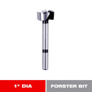 Diablo 1 in. X 3-1/2 in. L High Speed Steel Forstner Drill Bit Round Shank 1 pc