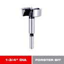 Diablo 1-3/4 in. X 3-1/2 in. L High Speed Steel Forstner Drill Bit Round Shank 1 pk