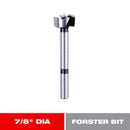 Diablo 7/8 in. X 3-1/2 in. L High Speed Steel Forstner Drill Bit Round Shank 1 pc