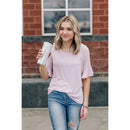 24oz Stainless Steel Classic Tumbler - Winter White