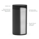 Disinfecting Wipes Dispenser - Black
