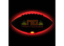 LED Light Up Junior Size Football: Rubber Shell & Bladder, Ages 8+