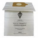 Tough Guy Vacuum Bag, Paper, 2-Ply, Standard Bag Filtration Type, For Vacuum Type Canister Vacuum - 25K812
