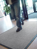 Notrax Indoor Entrance Mat, 4 ft L, 3 ft W, 3/8 in Thick, Rectangle, Charcoal - 166S0034CH
