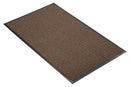 Notrax Indoor Entrance Mat, 3 ft L, 24 in W, 3/8 in Thick, Rectangle, Brown - 167S0023BR
