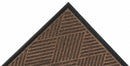 Notrax Indoor Entrance Mat, 4 ft L, 3 ft W, 3/8 in Thick, Rectangle, Brown - 168S0034BR