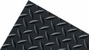 Notrax Switchboard Runner, Diamond Plate Surface Pattern, 75 ft L, 24 in W, 1/4 in Thick - 831C0024BL