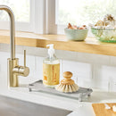 Diatomite Quick Dry Tray and Sink Caddy Gray - Brightroom™