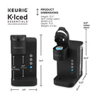 Iced and Hot Single-Serve K-Cup Pod Coffee Maker - Black