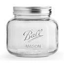 64oz Glass Half Gallon Storage Jar - Clear