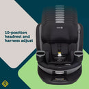 Turn and Go 360 Rotating All-in-One Convertible Car Seat - Boysenberry