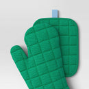6-Piece Kitchen Textile Set - Green
