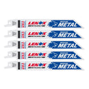 Lenox METALWOLF 6 in. Bi-Metal WAVE EDGE Reciprocating Saw Blade 18 TPI 5 pk