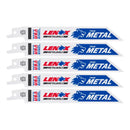 Lenox METALWOLF 6 in. Bi-Metal WAVE EDGE Reciprocating Saw Blade 24 TPI 5 pk