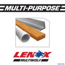 Lenox MULTIWOLF 8 in. Bi-Metal WAVE EDGE Reciprocating Saw Blade 10 TPI 5 pk