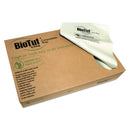 Heritage Biotuf Compostable Can Liners, 13 Gal, 0.88 Mil, 24" X 32", Green, 200/Carton - HERY4832EER01