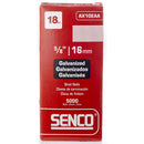 Senco 18 Ga. X 5/8 in. L Galvanized Steel Brad Nails 5000 pk