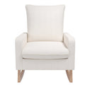 Upholstered Rocking Chair - Ivory