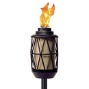 Tiki Modern Bronze Metal Torch, 64"