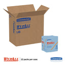 Wypall L40 Wiper, 1/4 Fold, Blue, 12 1/2 X 12, 56/Box, 12 Boxes/Carton - KCC05776