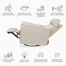 Deluxe Power Glider Recliner - Performance Beach Eco-Weave