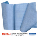 Wypall X90 Cloths, Jumbo Roll, 11 1/10 X 13 2/5, Denim Blue, 450/Roll, 1 Roll/Carton - KCC12889