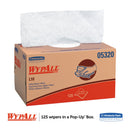 Wypall L10 Towels, Pop-Up Box, 1Ply, 9 X 10 1/2, White, 125/Box, 18 Boxes/Carton - KCC05320