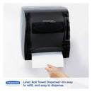 Kimberly-Clark Lev-R-Matic Roll Towel Dispenser, 13 3/10W X 9 4/5D X 13 1/2H, Smoke - KCC09765