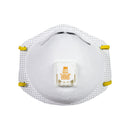 3M Cool Flow N95 Sanding and Fiberglass Cup Disposable Respirator Pro-Series Valved White 1 pk, Pack of 12