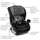 Poplar 2 in 1 Convertible Car Seat - Stone Onyx