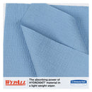 Wypall X60 Cloths, Small Roll, 19 3/5 X 13 2/5, Blue, 130/Rl, 6 Rl/Ct - KCC35431