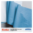 Wypall X80 Cloths, Brag Box, Hydroknit, Blue, 12 1/2 X 16 4/5, 160 Wipers/Carton - KCC41041