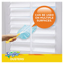 Swiffer Dusters Starter Kit, Dust Lock Fiber, 6" Handle, Blue/Yellow - PGC11804KT