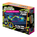 Air Hockey Table - Battery-Powered, LED Light, 2 Players