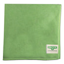 Unger Smartcolor Microwipes, Microfiber, 16 X 15, Green, 10/Carton - UNGMF400PK
