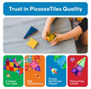 120-Piece Travel Size Magnetic Tile Building Set