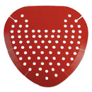 Boardwalk Urinal Screen, Cherry Fragrance, Red, 12/Box - BWK1001