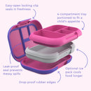 Kids' Chill Leak-Proof Lunch Bento Box - Electric Pink