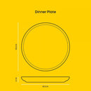 18-Piece Stoneware Dinnerware Set - Matte Linen