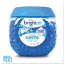 Bright Air Scent Gems Odor Eliminator, Cool And Clean, Blue, 10 Oz, 6/Carton - BRI900228CT