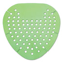 Boardwalk Gem Urinal Screen, Lasts 30 Days, Green, Herbal Mint Fragrance, 12/Box - BWKGEMHMI