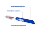 Lenox METALWOLF 12 in. Bi-Metal WAVE EDGE Reciprocating Saw Blade 10 TPI 5 pk