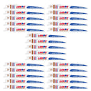Lenox LUMBERWOLF 6 in. Bi-Metal Reciprocating Saw Blade 6 TPI 25 pk
