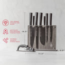 9pc Jet Black Series Knife Block Set