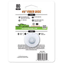 Gator 4.5 in. Aluminum Oxide Center Mount Fiber Disc 80 Grit Medium 3 pk, Pack of 5