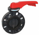 Hayward Wafer-Style Butterfly Valve, PVC, 150 psi, 2 1/2 in Pipe Size - BYCS1025E1GGA