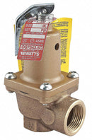 Watts Bronze Safety Relief Valve, FNPT Inlet Type, FNPT Outlet Type - 1 174A-050