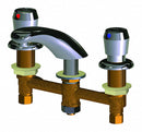 Chicago Faucets Chrome, Low Arc, Bathroom Sink Faucet, Manual Faucet Activation, 2.20 gpm - 404-665ABCP