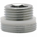Chicago Faucets Outlet Adapter, Fits Brand Chicago Faucets, Chrome, Brass - K2JKABRCF
