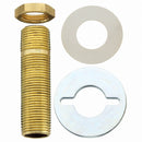 Chicago Faucets Inlet Shank, 3" L, 1/2"-14 NPT, Fits Brand Chicago Faucets, Rough Brass - 932-001KJKABRBF